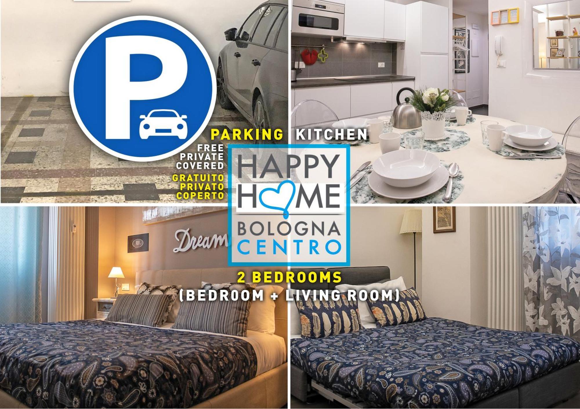 Happy Home Bo Centro Free Private Parking Μπολόνια Εξωτερικό φωτογραφία